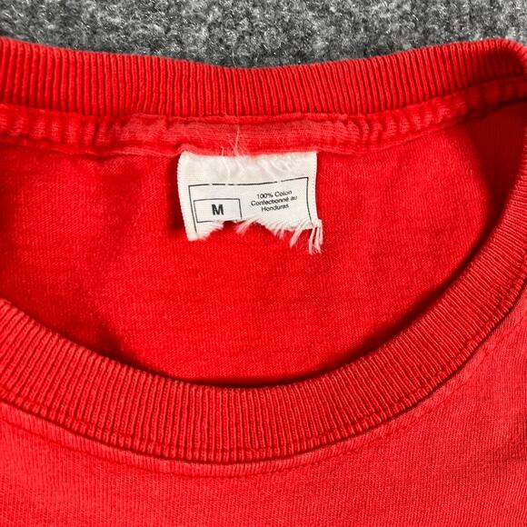 Red Sox T-Shirt Mens Size M Red Boston MLB Graphic Baseball Sports Team Fan Tee - Picture 3 of 8